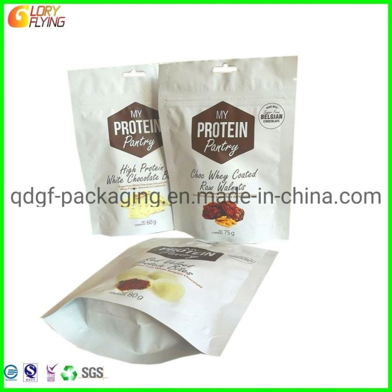 PP Woven Bag Plastic Zip Lock Bag for Packing Protein Powder