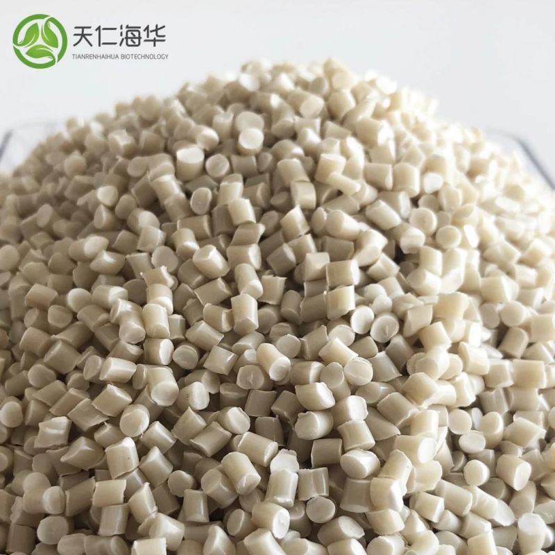 Ok Compost Certified Compostable High Quality Corn Starch Modified Resin for Making Biodegradable T-Shirt Bags