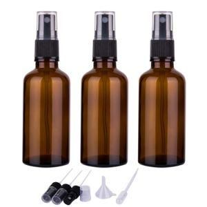 Wholesale Luxury Skincare Packaging Cosmetic Pump Glass Bottle Cosmetic Bottle with Spray