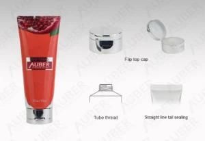 D50mm Fruit Pomegranate Plastic Laminated Tubes with Flip Top Cap Colored Cosmetic Tube
