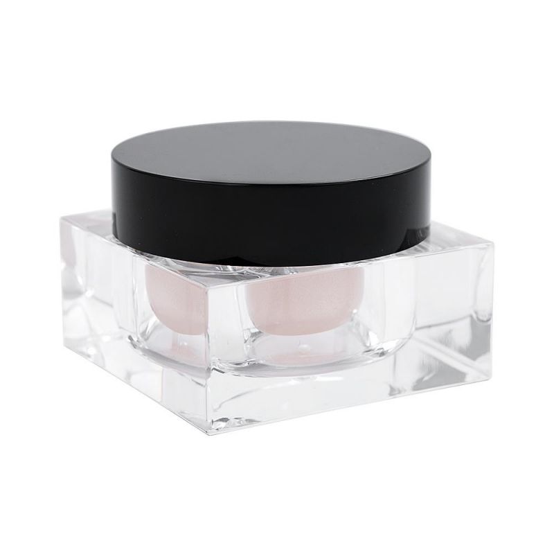 30g 50g 75g Square Shape Empty Cosmetic Jar Acrylic Cosmetic Packaging Wholesale