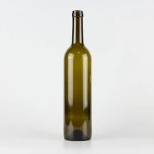 750ml Antique Green Bordeaux Bottle/Claret Wine Bottle/Wine Bottle