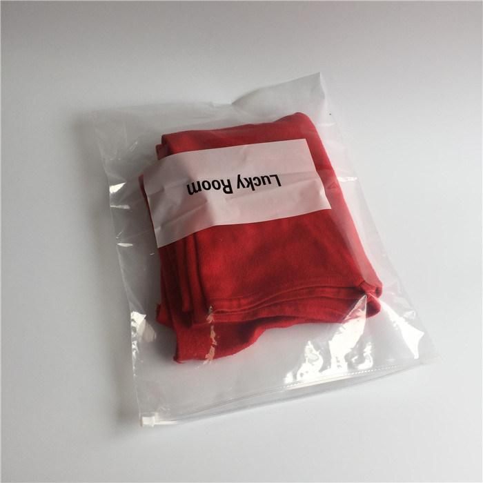 Resealable Transparent Custom Printed LDPE Plastic Zip Slider Bags for Clothes Packaging