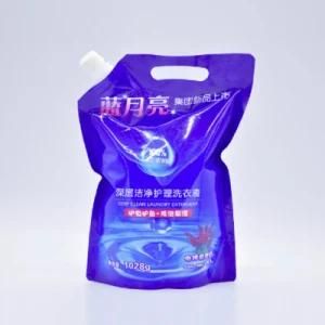 Liquid Laundry Detergent Spout Pouch Packing Bag