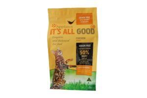 Laminating Flat Bottom Zipper Pet Food Packaging Bag with UV Printing