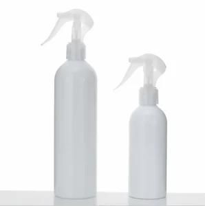 250ml 500ml Pet White Bottle with Trigger Mist Spray Head for Cleaning