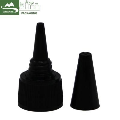 Pointed Mouth Plastic Screw Cap for Cosmetic Squeeze Bottle
