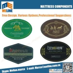 Custom Made All Kinds of Embroidered Mattress Label, Mattress Handle, Mattress Tag, Warranty Card, Foot Guard, Mattress Paper Corner and So on.