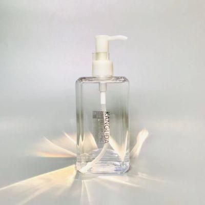 Oval Square and Round Clear Pet Hand Sanitizer Bottle Hand Soap Bottles with Pump
