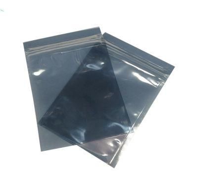 Airtight Mylar ESD Shielding Clear Zipper Anti-Static Bag for Cable PCB