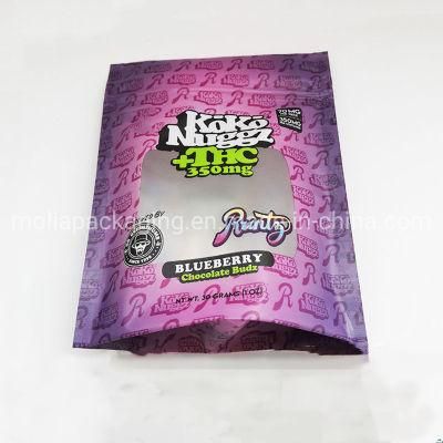 New Products Smell Proof Small Mini Ziplock Stand up Pouch Packet Sachet Packaging with Window Mylar Bags