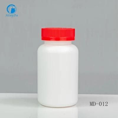 Food Grade HDPE White 250ml Round Bottle MD-795