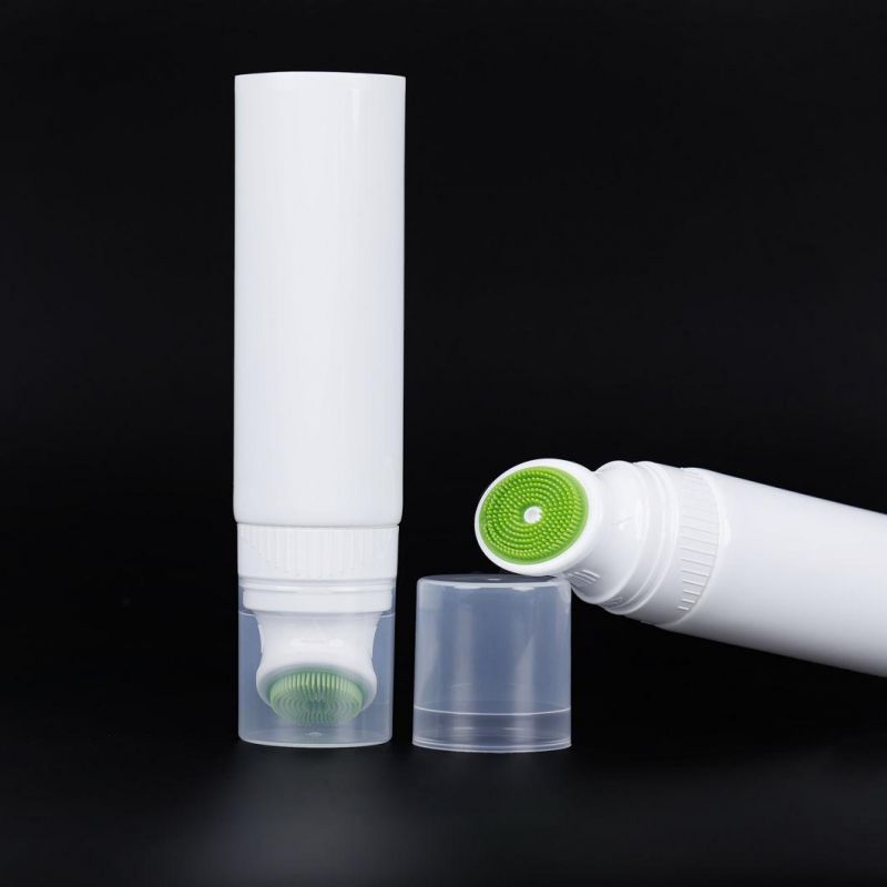Custom Private Label Printing 3 Oz 4 Oz Cosmetic Tube Packaging Glossy Plastic Eco Friendly Plastic Packaging Makeup Packaging