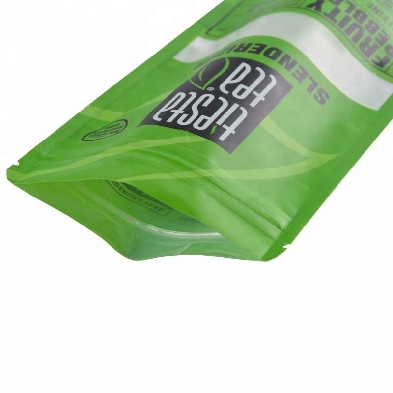 Stand up Tea Bag with Pouch Zipper/ Aluminium Foil Zipper Bag