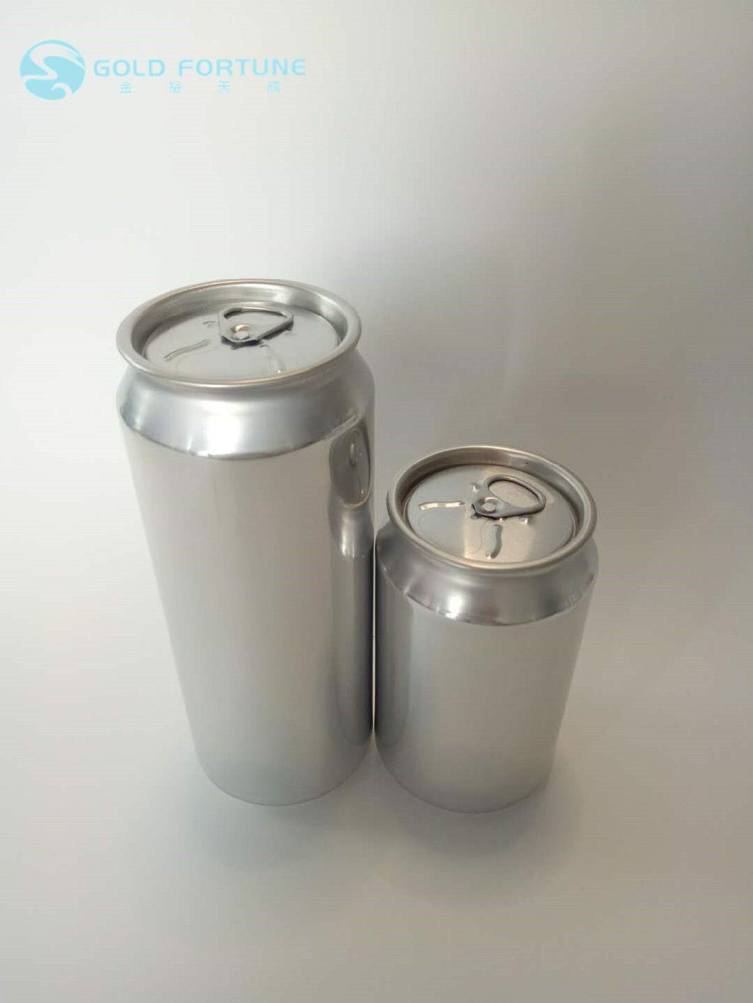 Factory Price 200ml 250ml 330ml 500ml Aluminium Beverage Beer Cans with Lids