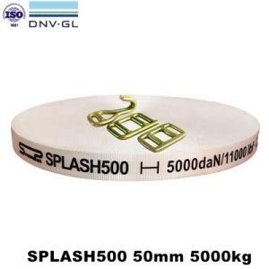 DNV GL, ISO9001 Certificate 50mm 5000 Kg Woven Lashing Webbing for Heavy Duty Packing