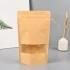 Kraft Paper Stand up Zipper Bag with Window