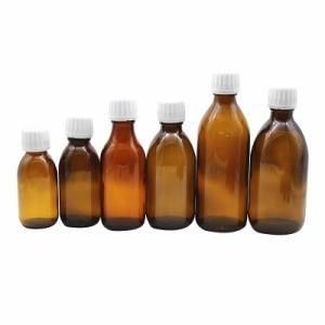 30ml 60ml 100ml 125ml 150ml 200ml 250ml 300ml 500ml Empty Amber Pharmaceutical Medical Syrup Glass Bottle with Cap