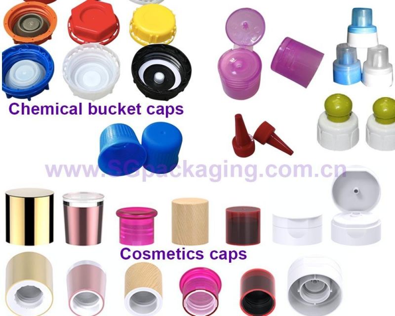 Flip off Caps with Aluminum and Plastic Child-Resistant Cap