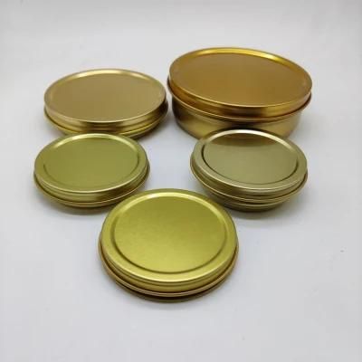 Custom 10g 30g 50g 100g 250g Empty Round Caviar Tins