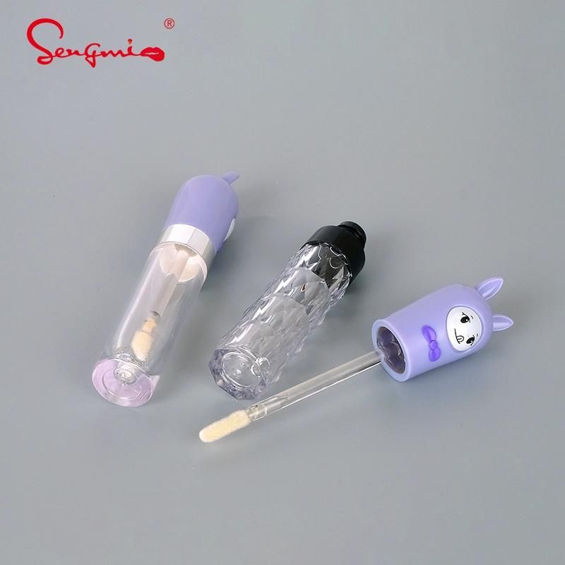 2021 New Design Cute Shape Lip Gloss Tube Empty Bottle Cosmetic Packaging Lip Gloss Bottles