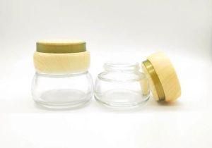 50g High End Clear Glass Jar Facial Cream Jar