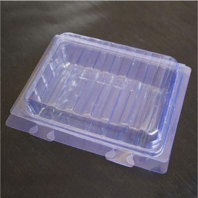 PVC Folding Blister Packaging for Injection Product Plastic Packaging Blister Clamshell Packing Plastic Box