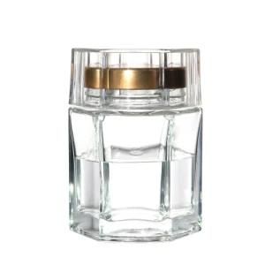 Household Top Grade Empty Clear Round Reusable Glass Food Jar 100ml 250ml 500ml