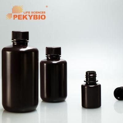 Pekybio 1000ml Amber Narrow Month HDPE Reagent Bottle