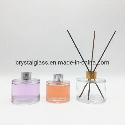 Wholesale 200ml Round Shaped Empty Scent Container Set Aromatherapy Oil Reed Diffuser Glass Bottle