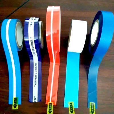 Tamper Evident Security Sealing Bag Tape