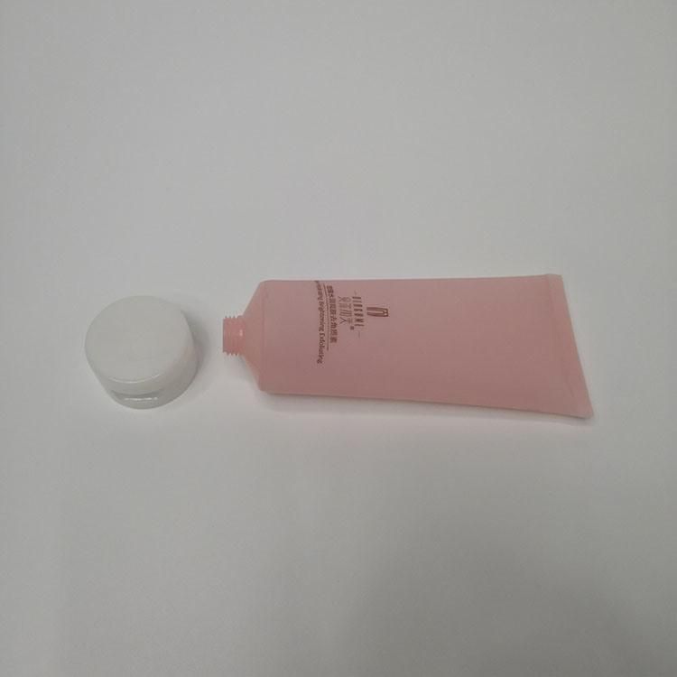Chinese Factoty Direct Sales Beautyful Lovely Pink Containers Cosmetic Packaging Tube with Square Screw on Lid Tube Cosmetics