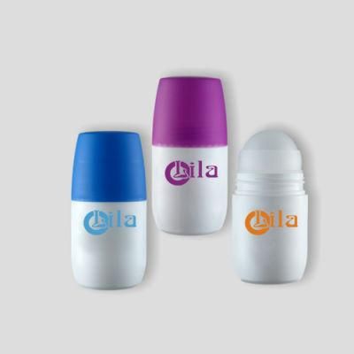 Round Empty New Wholesale Cosmetics PP Packaging Bottles Roller Bottles for Deodorant with Roll on Ball