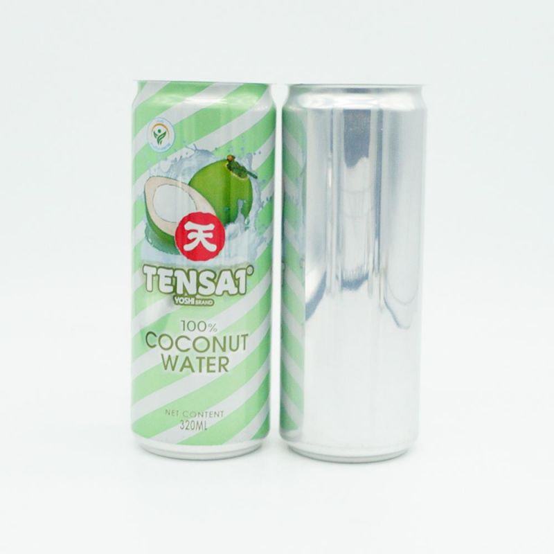 Sleek 330ml Aluminum Cans for Coconut Drinks