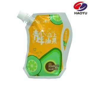 Liquid Stand up Plastic Bag with Spout for Yogurt / Fruit Juice / Milk