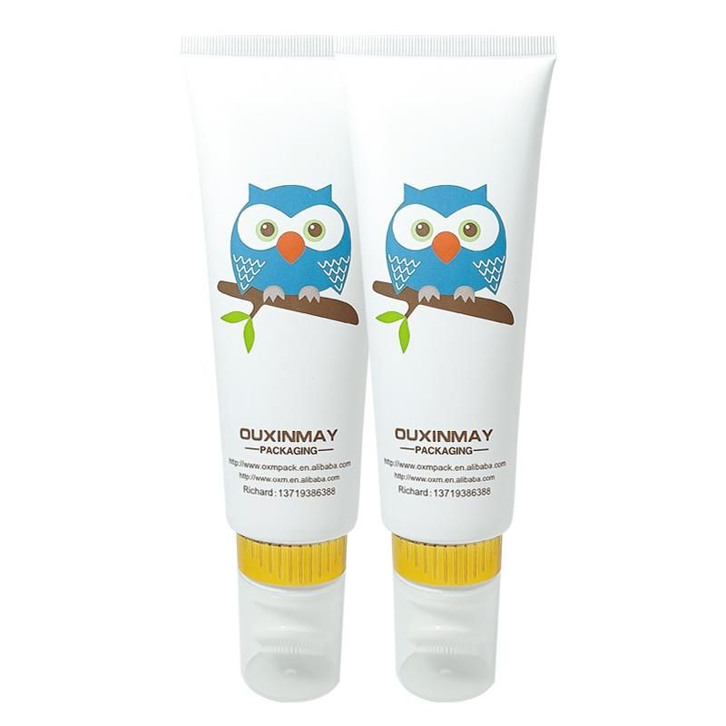 Facial Cleanser Face Washing Silicone Cosmetic Tube with Silicone Brush