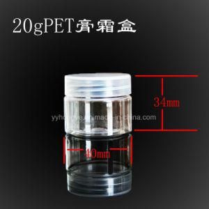 20ml Pet Clear cosmetic Jar with PP Lid/Plastic Jar/Wide Mouth/Candy Jar