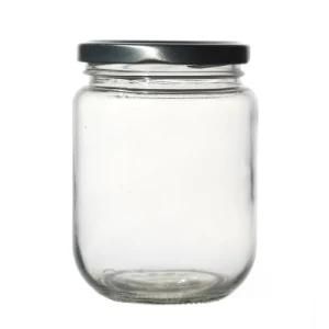Customize Glass Jars and Bottles Storage Clear Empty Screw Top Round Food Jar Glass