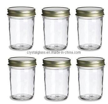 300ml 10oz 450ml 650ml Glass Mason Jar Baby Food Jar with Caps