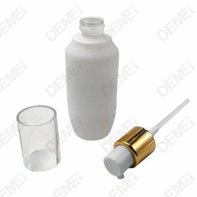 40/100/120/150ml 50g 120g Cosmetic Skin Care Packaging Matte White Toner Lotion Glass Bottle and Cream Jar