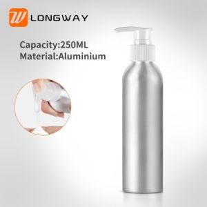 Deluxe Lotion Packing Aluminum Bottle with Different Size and Good Lotion Pump