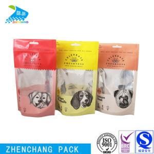 Multi Color Printed Resealable Stand up Pouch Plastic Zipper Bag for Pet Food