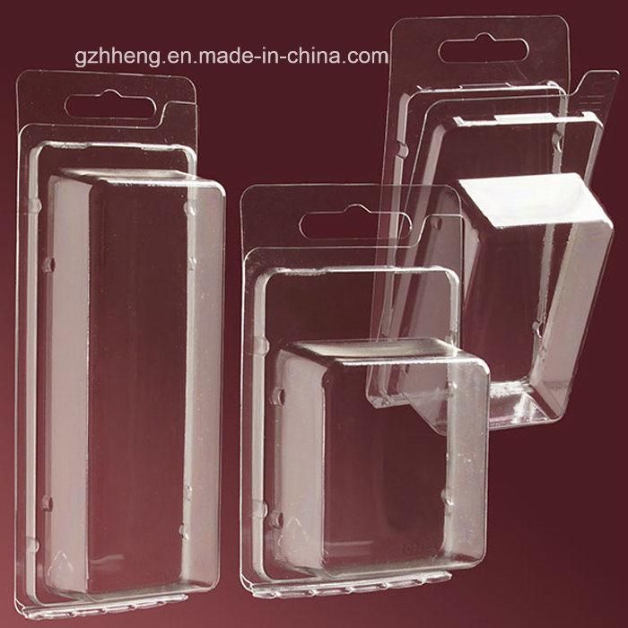 Customized Plastic Clear Blister Clamshell Packaging Box (PVC box)
