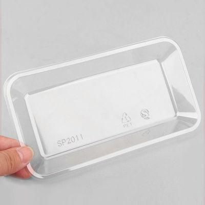 Hot Sale Cheap Vegetable Packaging Disposable Eco-friendly Clear Plastic Tray