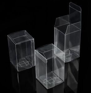 PVC Box Display Packaging Folding Acetate Boxes Clear Vinyl PVC Pet RPET Packaging Box