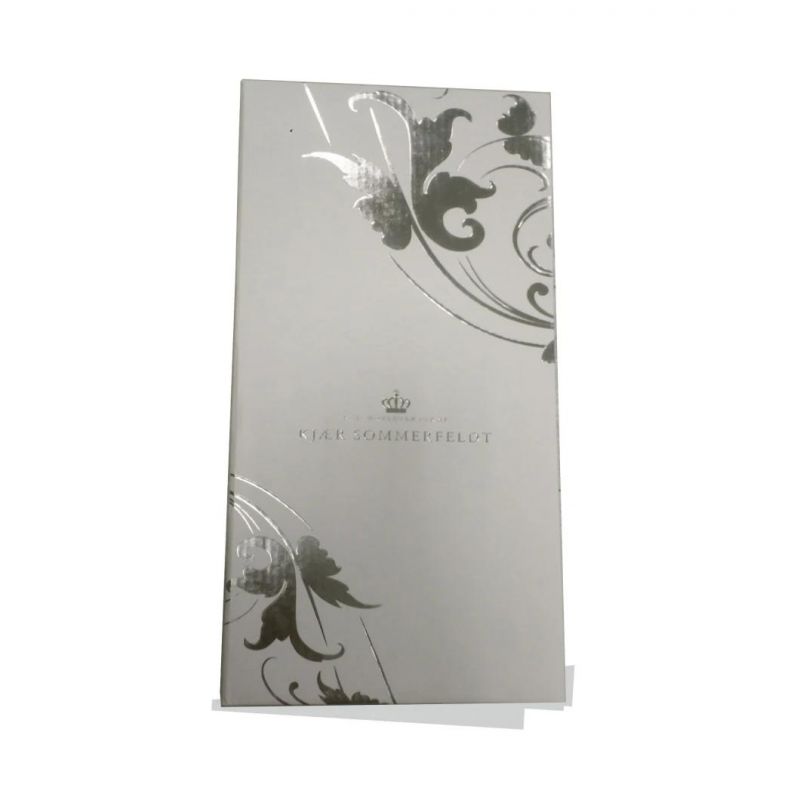 Silver Stamp Wine Bottle Paper Box