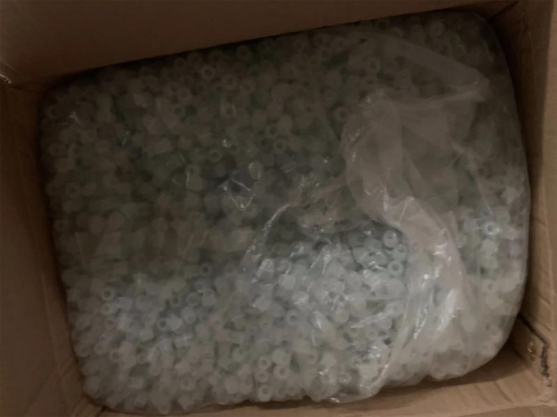 5ml Roll on Glass Bottles Plastic White Cap with One Color Logo