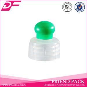 28mm Plastic Push Pull Sport Water Bottle Cap with Dust Cover