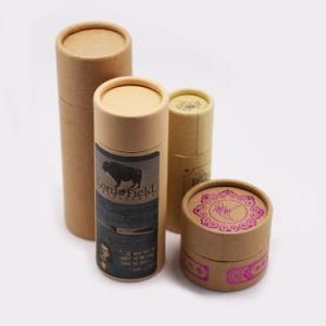 Custom Logo on Cylinder Packaging Box with Top Quality
