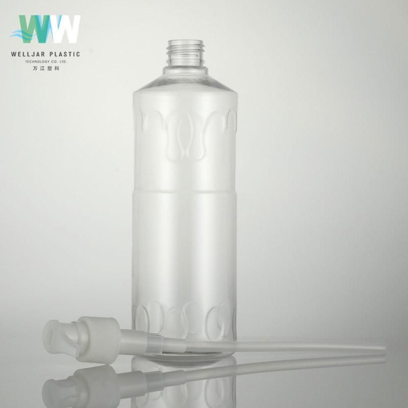 500ml High Quality Plastic Pet Empty Lotion Pump Bottle